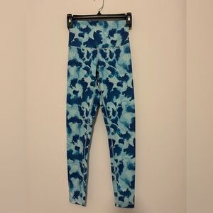 DYI Women’s Leggings in Blue Tie-Dye